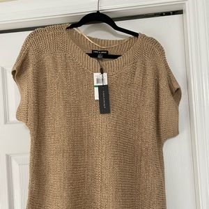 Cable and gauge crochet top new with tags